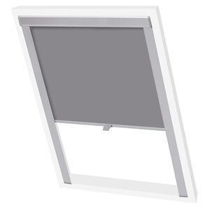 vidaXL Tenda a rullo oscurante persiana grigia C04 GGL e GGU