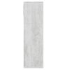 vidaXL Libreria Cemento 88,5x27,5x88 cm in Legno Multistrato