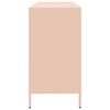 vidaXL Credenza Rosa 135x39x73,5 cm in Acciaio Laminato a Freddo
