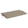 vidaXL Cuscino per Lettino Tortora 186x58x4 cm in Tessuto Oxford