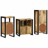 vidaXL Set di mobili per il bagno 3 pcs Legno di mango massello
