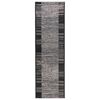 vidaXL Tappeto Runner FLORNES Tessuto Grigio PP 7 mm