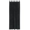 vidaXL Tende oscuranti 2 pcs Nero 140 x 225 cm Velluto