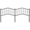 vidaXL Testiera in Metallo Nero 193 cm