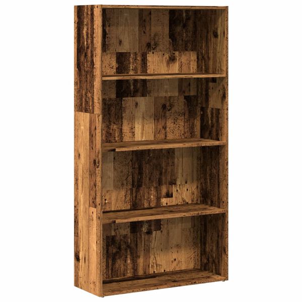 vidaXL Libreria Legno Antico 80x30x152 cm in Legno Multistrato