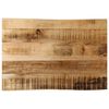 vidaXL Piano Tavolo Bordi Vivi 60x40x2,5cm Legno Massello Mango Grezzo