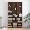 vidaXL Mobile Porta CD Rovere Marrone 102x23x177,5cm Legno Multistrato
