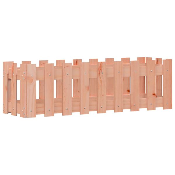 vidaXL Fioriera Rialzata Giardino Recinzione 100x30x30cm Legno Douglas