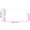 vidaXL Tenda da Sole Laterale Retrattile 140 x 300 cm Nera