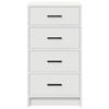 vidaXL Credenza con cassetto Bianco 40 x 41 x 75 cm Legno multistrato