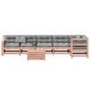 vidaXL Set Divani Giardino 7 pz con Cuscini Legno Massello di Douglas