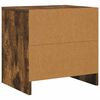 vidaXL Comodino Rovere Fumo 45x34x44,5 cm in Truciolato