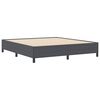 vidaXL Letto a molle Grigio scuro 180 x 200 cm Velluto