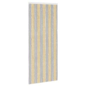 vidaXL Tenda per insetti in chenille Grigio e Beige 90 x 220 cm