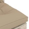 vidaXL Salotto da Giardino su Pallet 8 pz con Cuscini in Legno di Pino