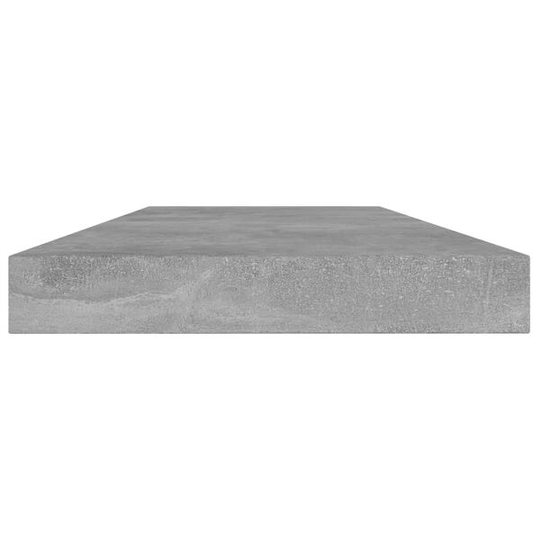 vidaXL Ripiani per Libreria 8pz Grigio Cemento 40x10x1,5cm Multistrato