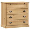 vidaXL Cassettiera VIGO 80x40x76 cm in Legno Massello di Pino
