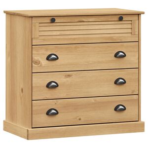 vidaXL Cassettiera VIGO 80x40x76 cm in Legno Massello di Pino