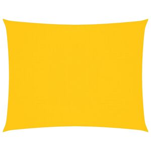 vidaXL Parasole a Vela Oxford Rettangolare 6x7 m Gialla