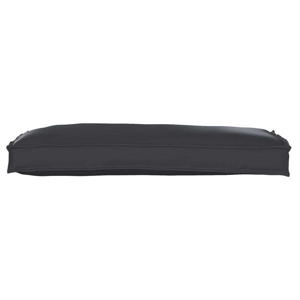 vidaXL Cuscino Nero 100 x 40 x 8 cm Tessuto Oxford