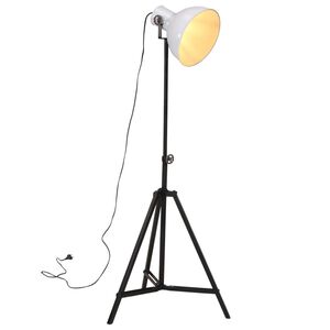 vidaXL Lampada da Terra 25 W Bianca 61x61x90/150 cm E27