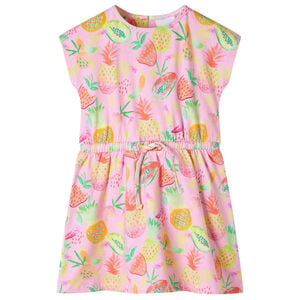 vidaXL Abito da Bambina Rosa Tenue 104