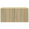 vidaXL Mobile a Parete Rovere Sonoma 80x42,5x40 cm Legno Multistrato