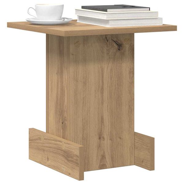 vidaXL Tavolino Rovere artigianale 35,5 x 35 x 40 cm Legno multistrato