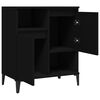vidaXL Credenza Nero 60x35x70 cm in Legno Multistrato