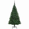 vidaXL Albero di Natale artificiale con 300 LED Verde 180 cm