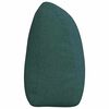 vidaXL Cuscino per Schiena Verde Scuro 180 x 24 x 50 cm Tessuto