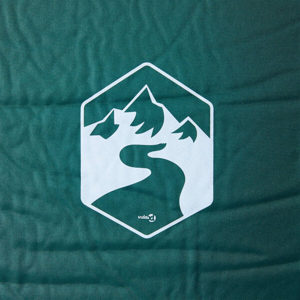 vidaXL Materasso Campeggio Autogonfiabile con Cuscini 1 Persona Verde