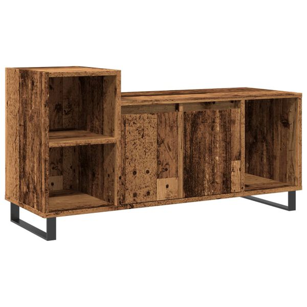 vidaXL Mobile Porta TV Legno Antico 100x35x55 cm in Legno Multistrato
