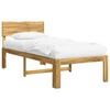 vidaXL Letto Singolo con Testiera ROSTOCK Bianco 75 x 190 cm