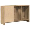 vidaXL Mobile da Bagno con porta Rovere artigianale 90 x 29 x 55 cm