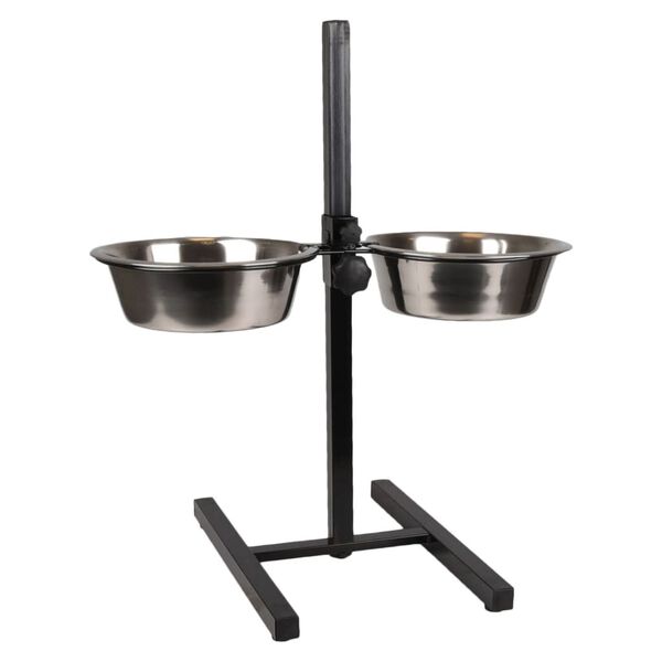 FLAMINGO Supporto a Forma di H con 2 Ciotole per Cani Otis 1,6 L 21 cm