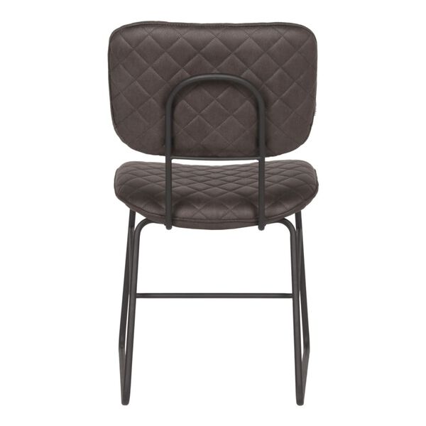 LABEL51 Sedie da Pranzo 2 pz Sev 49x60x87 cm Antracite