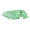 vidaXL Serra con Telaio in Acciaio Verde 60 m&sup2; 12x5x2,3 m