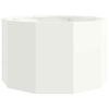 vidaXL Fioriera Bianco 60 x 60 x 35 cm Acciaio