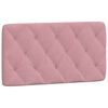 vidaXL Giroletto senza Materasso Rosa 100x200 cm in Velluto