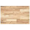 vidaXL Piano da Bagno Non Trattato 160x50x4cm Legno Massello di Acacia