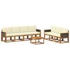 vidaXL Set di divani da esterno 7 pz