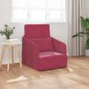 vidaXL Divano letto Rosso Vino 65 x 80 x 83 cm Velluto