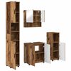vidaXL Set di mobili per il bagno 4 pz Legno vecchio 61 x 35 x 64 cm