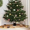 vidaXL Supporto per Albero di Natale 1.73 Nero 50 x 50 x 16 cm