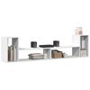 vidaXL Mobili TV a Parete 2pz Bianchi 100x30x50cm in Legno Multistrato
