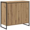 vidaXL Mobile laterale Rovere Artigianale 79 x 36 x 75 cm