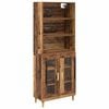 vidaXL Credenza Legno vecchio 69,5 x 32,5 x 180 cm