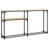 vidaXL Tavolino Consolle Rovere Sonoma 145x22,5x75cm Legno Multistrato