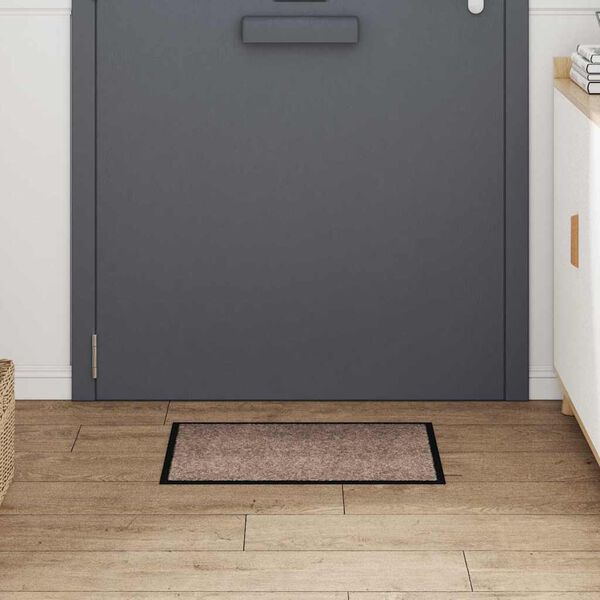 vidaXL Tappetino Beige 60 x 40 x 1.2 cm Tessuto Teddy